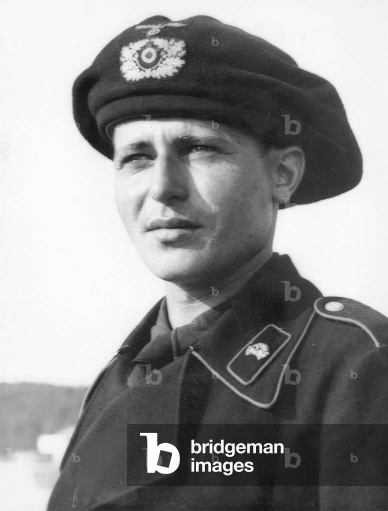 German tanker, 1940 (b/w photo)