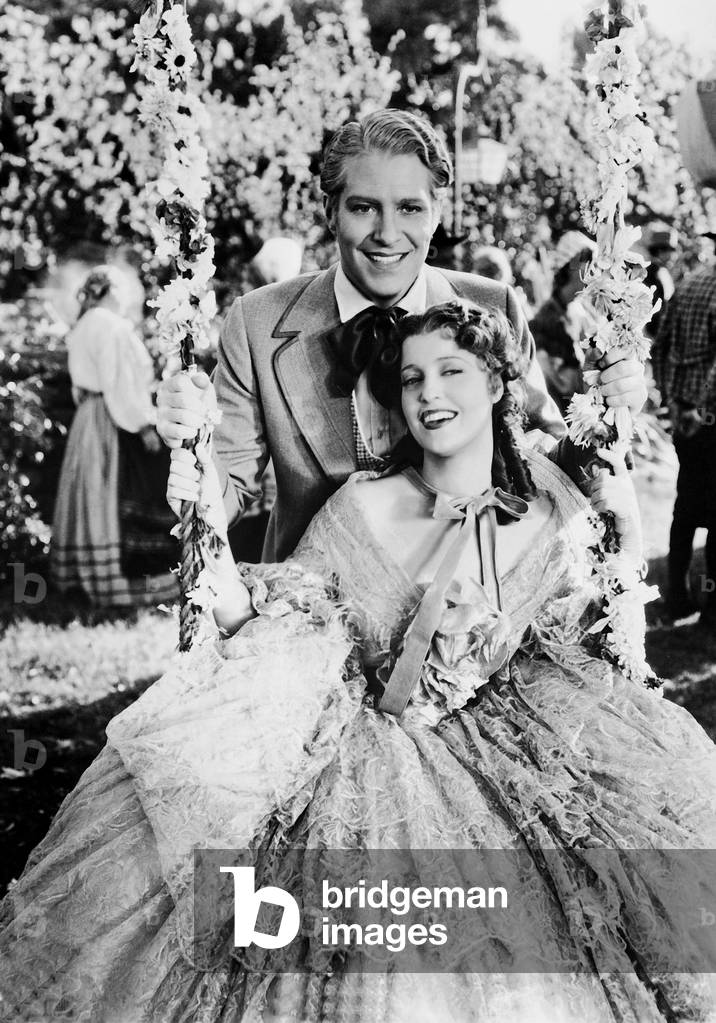 Nelson Eddy and Jeanette MacDonald in 'Maytime', 1937 (b/w photo)
