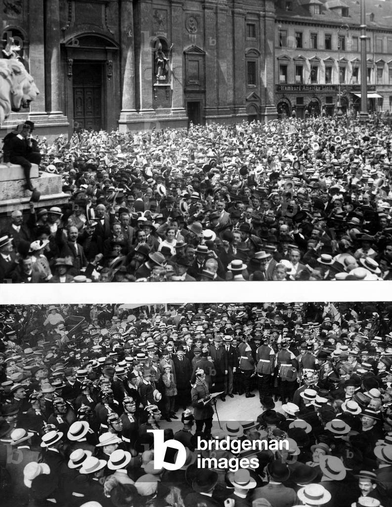 Declaration de guerre, 1914