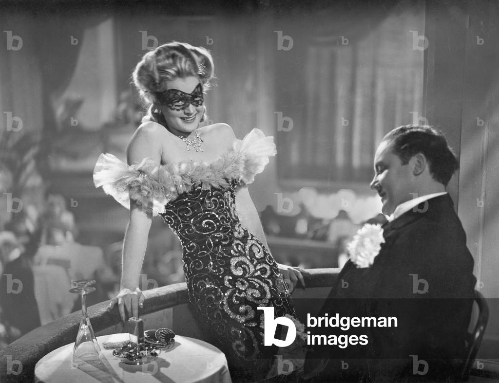 Marte Harell and Will Dohm in 'Opernball', 1939 (b/w photo)