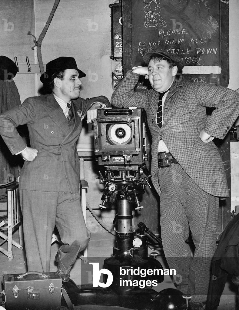 Charles Laughton in the studio, 1938 (b/w photo)