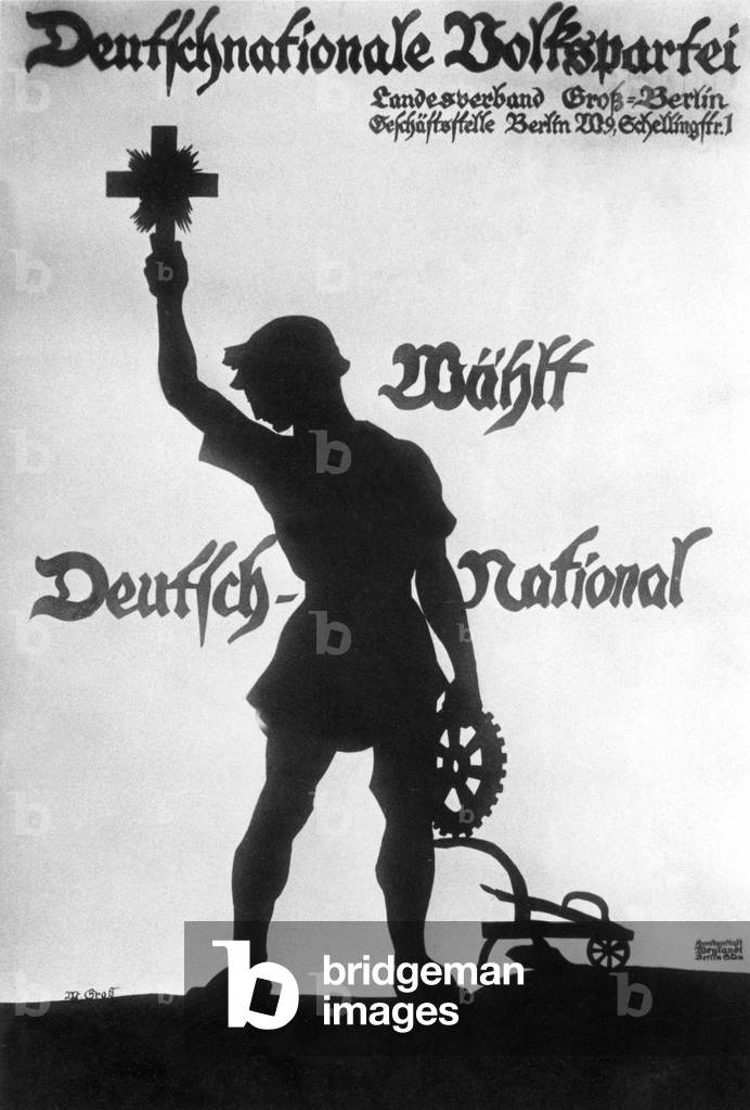 Election poster for the election of the Nationalversammlung, 1919