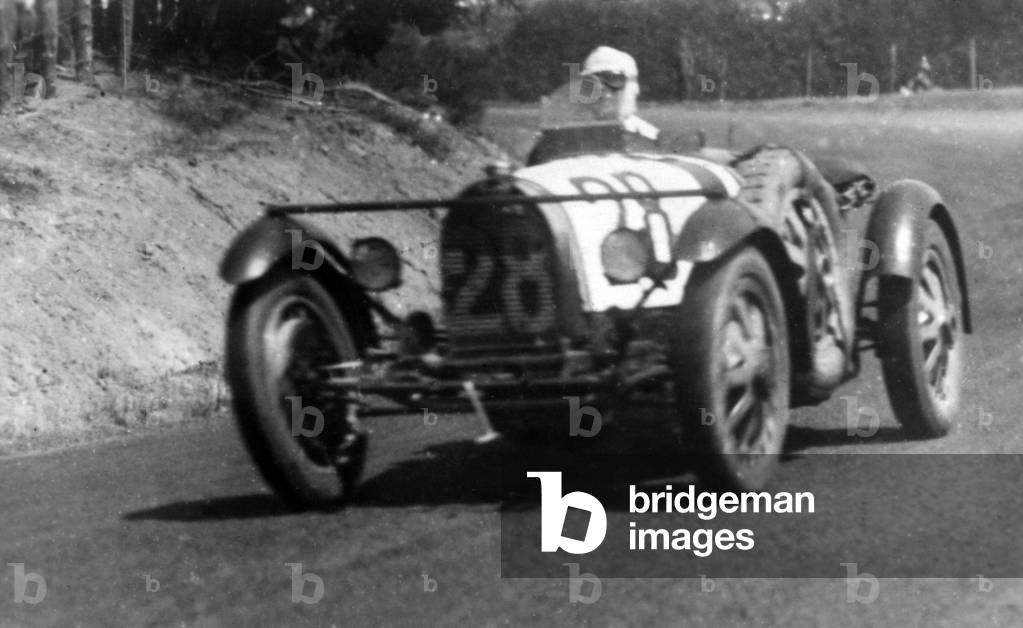 Louis Chiron, racecar driver, Monaco, 1899 (b/w photo)