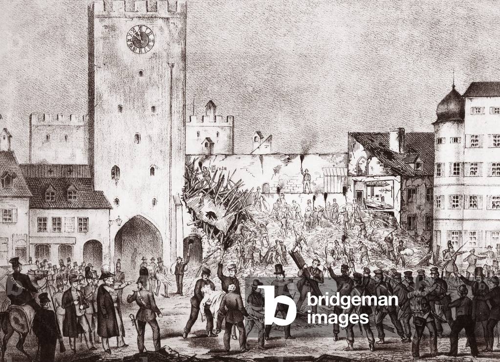 Explosion of the Powder Tower in Munich