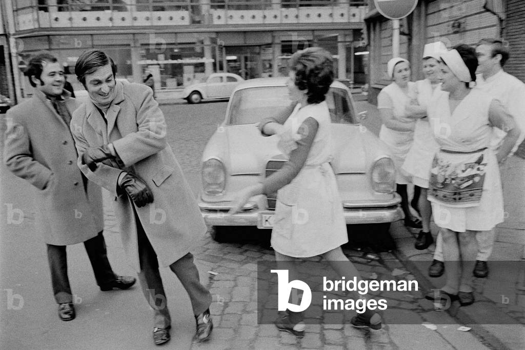 The Cologne Carnival (b/w photo)