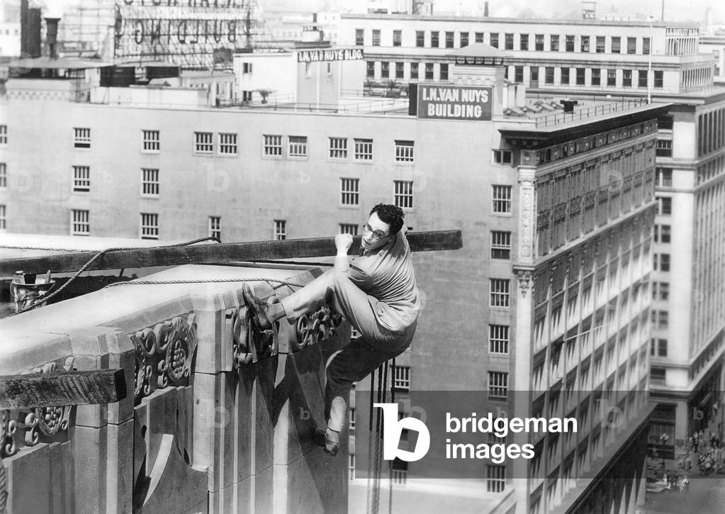 Harold Lloyd (b/w photo)