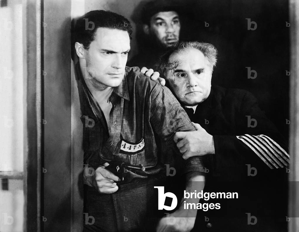 Gustav Diessl in 'Men Behind Bars', 1931 (b/w photo)