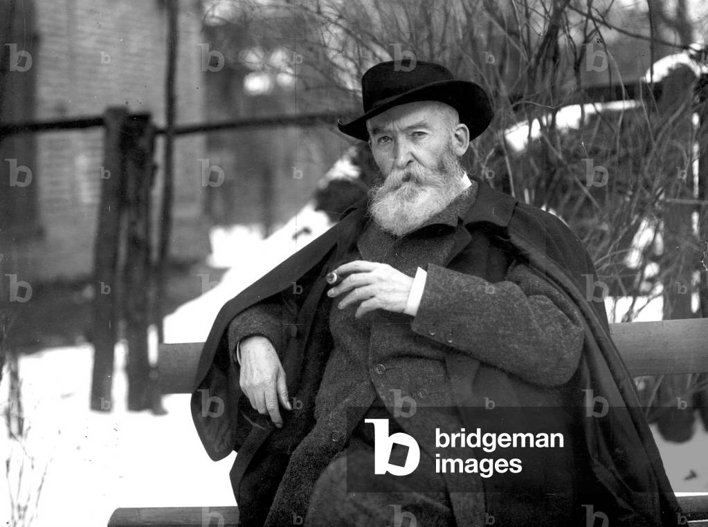 Wilhelm Busch, 1907 (b/w photo)