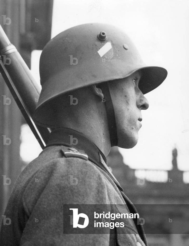 Soldier of the Armed Forces, 1936 (b/w photo)
