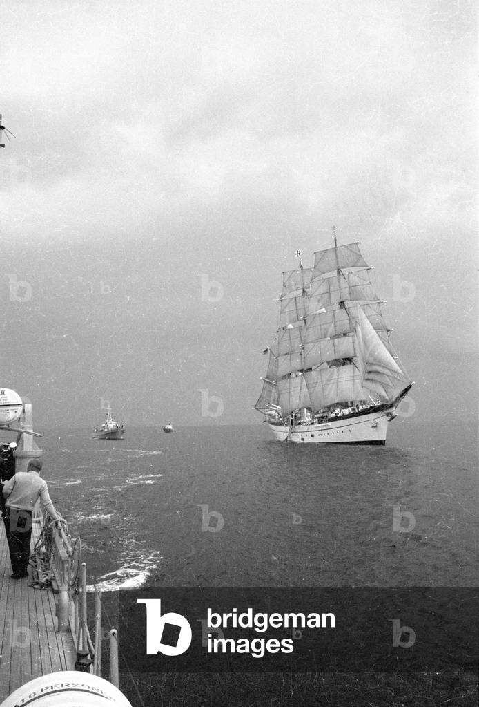 Gorch Fock, 1966 (b/w photo)