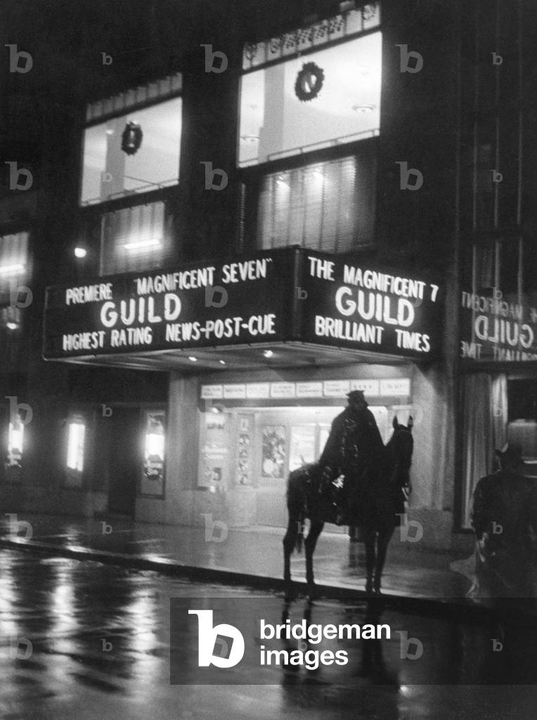 The Broadway in New York (b/w photo)