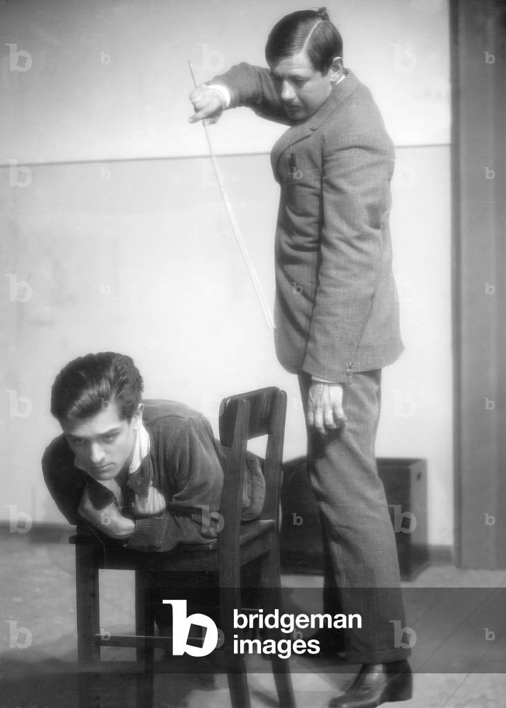 Spanking, 1920s (b/w photo)