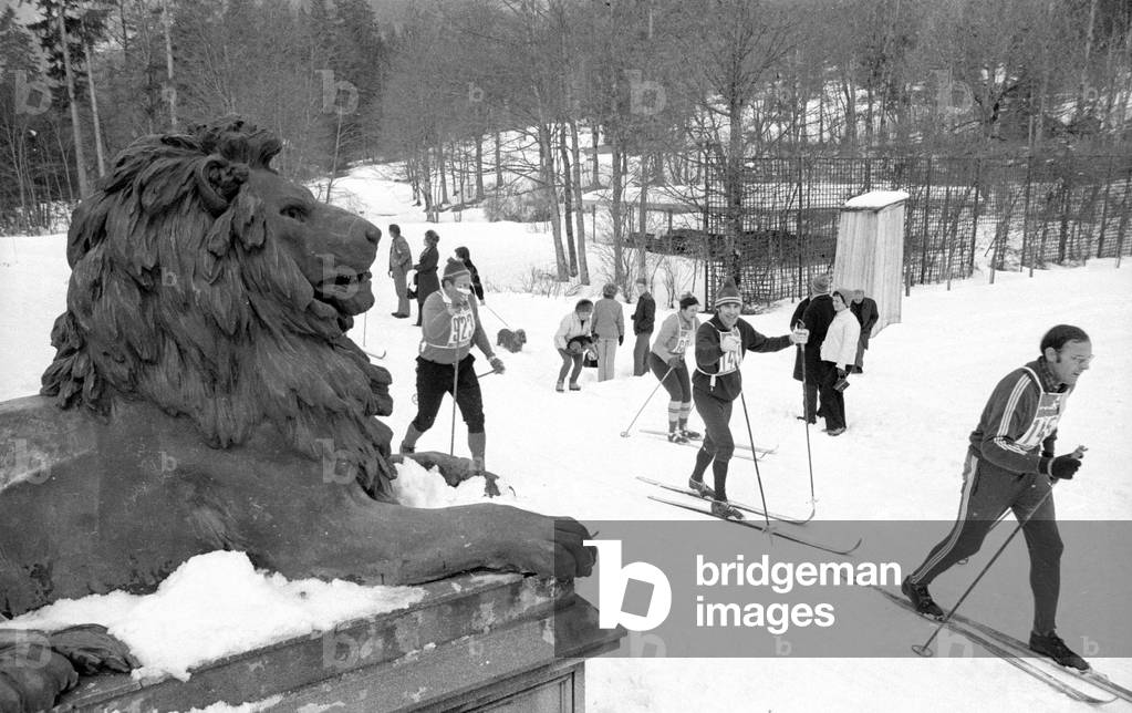 Koenig-Ludwig-Lauf, 1974 (b/w photo)