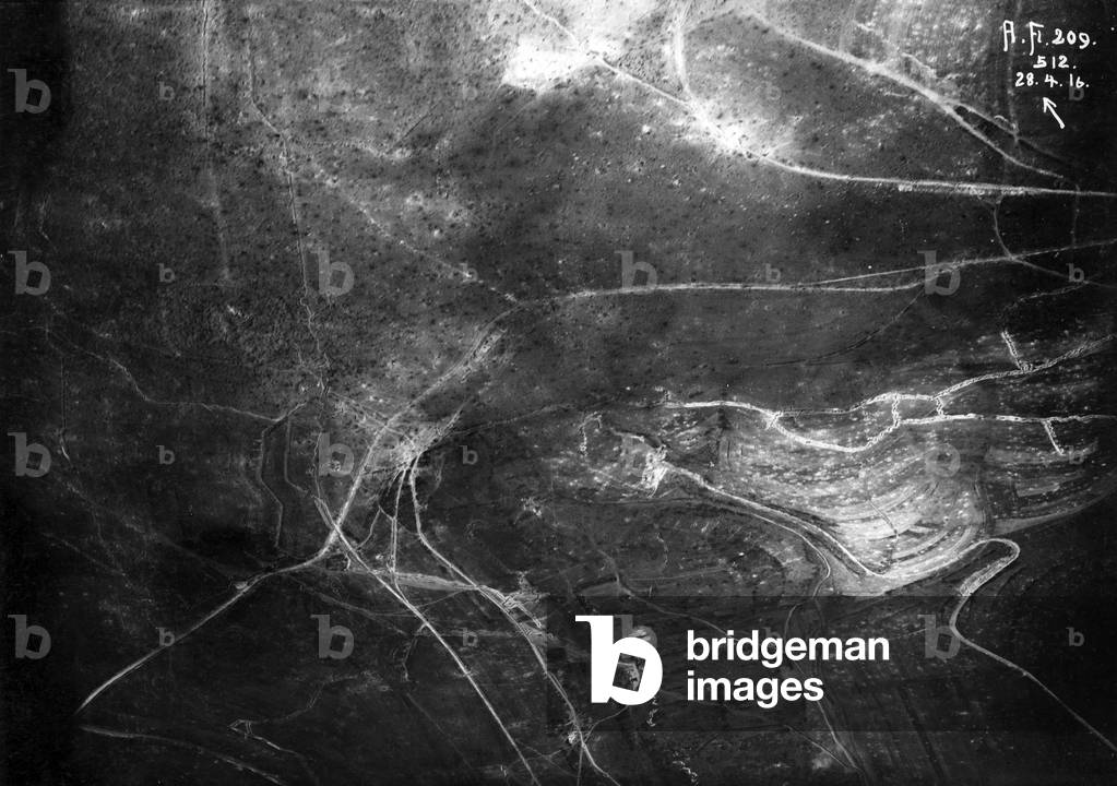 The Battle of Verdun (b/w photo)