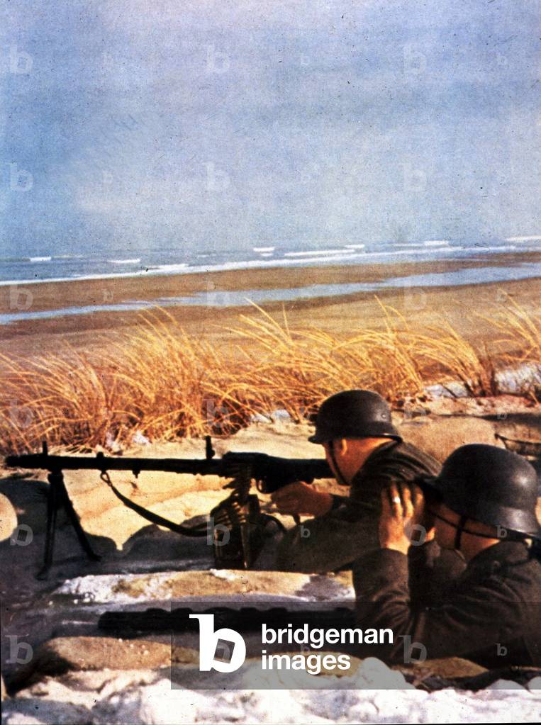 German soldiers in position (photo)