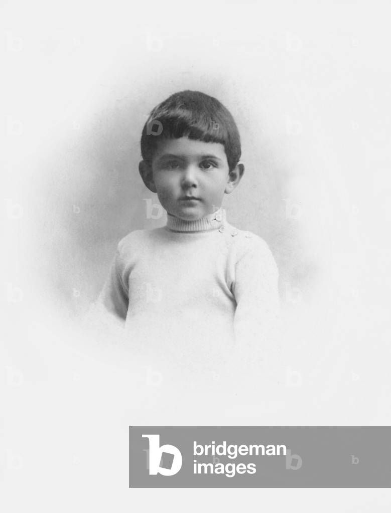 Crown Prince Umberto, 1908 (b/w photo)
