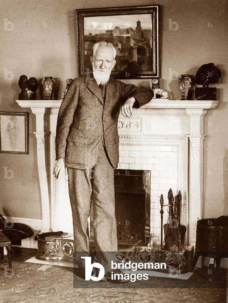 George Bernard Shaw (b/w photo)