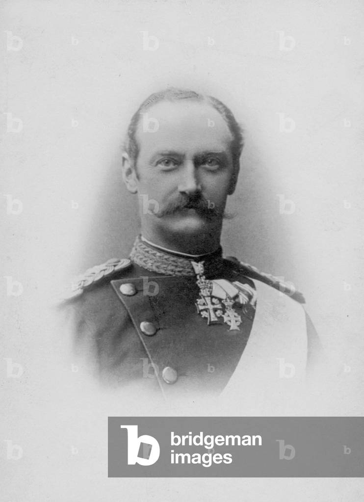 King Christian IX. of Denmark (b/w photo)