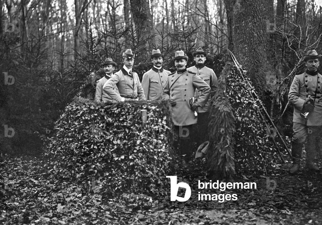 Hunt in Saupark Springe, 1908