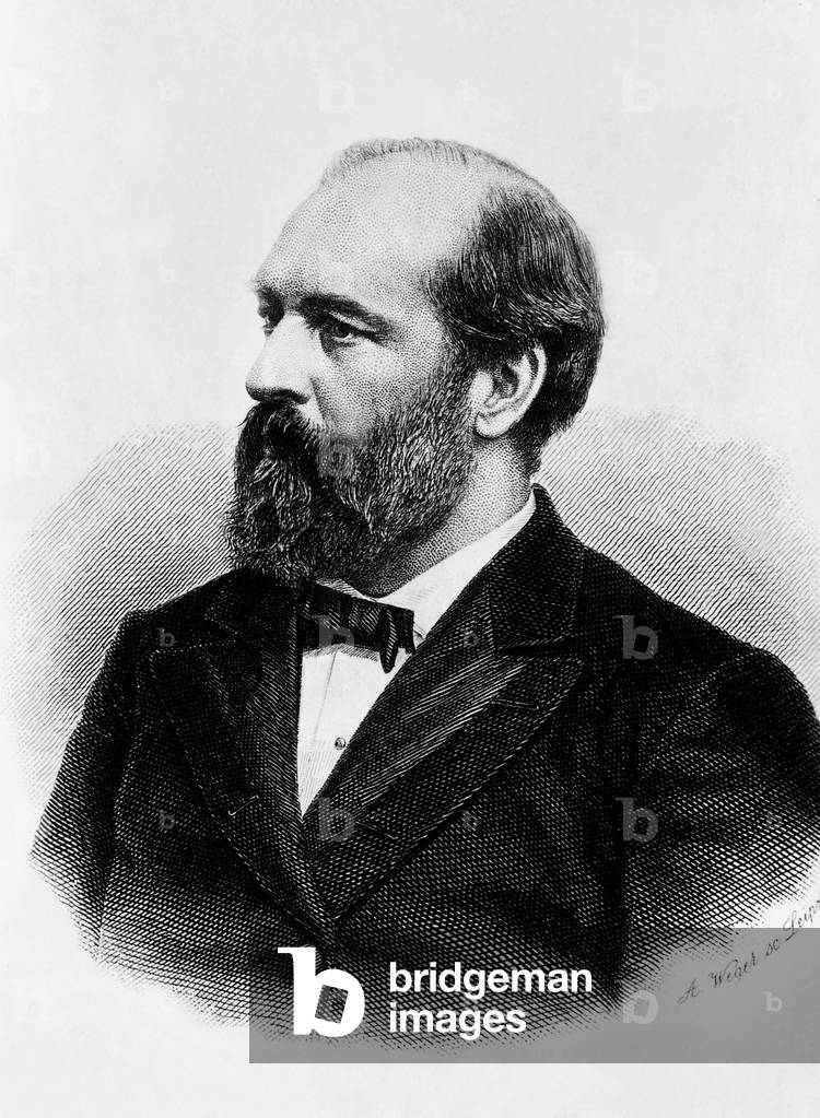 James Abraham Garfield (b/w photo)