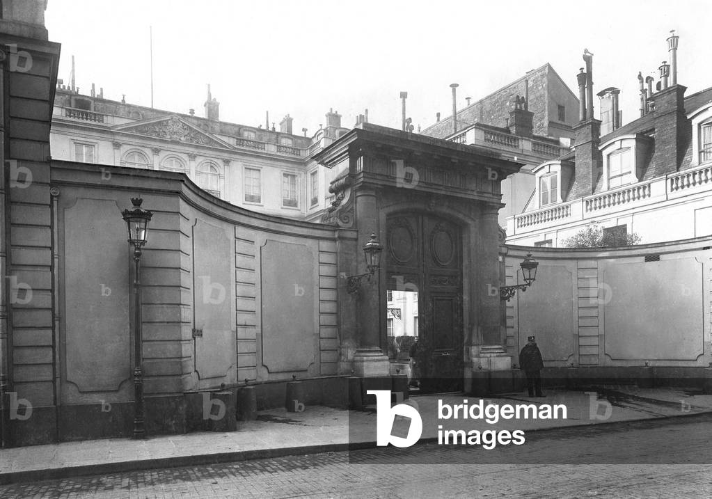 Russian Embassy in Paris, 1904 (b/w photo)