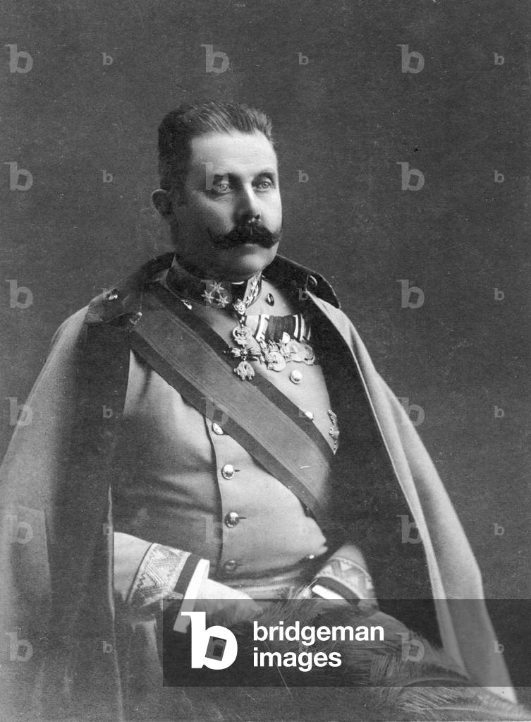 Archduke Franz Ferdinand, 1911 (b/w photo)
