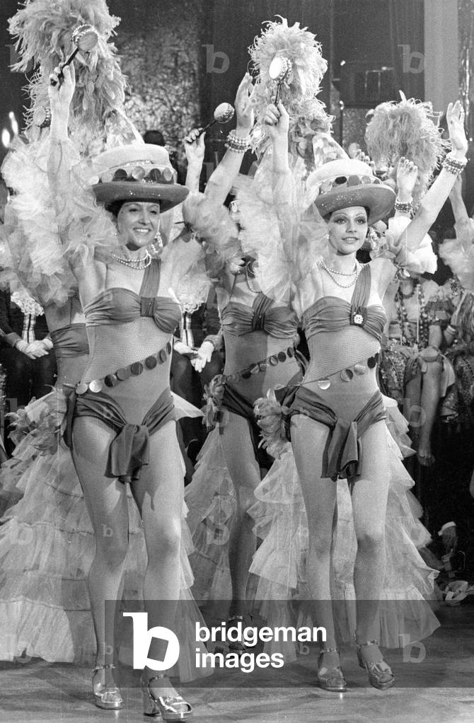 The German Film Ball in Munich, 1974 (b/w photo)