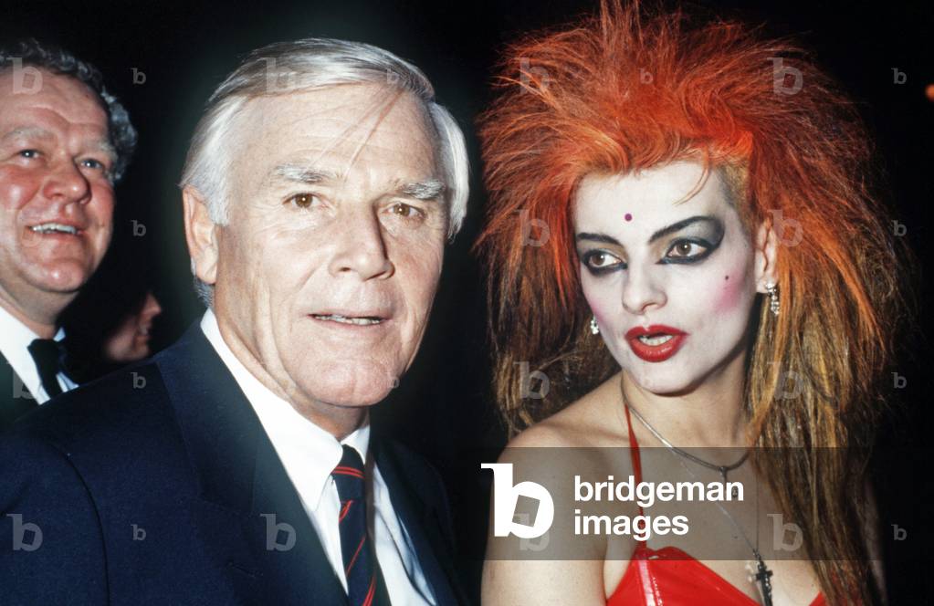 Joachim Fuchsberger and Nina Hagen, February 1987