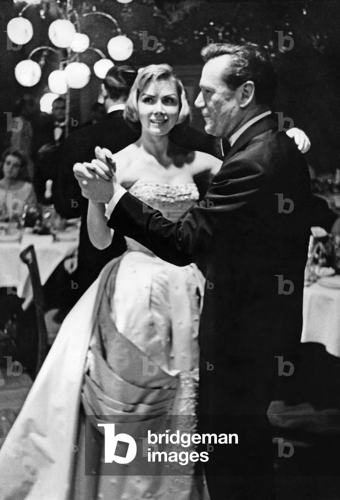 Eddie Constantine and Margit Nuenke at the 