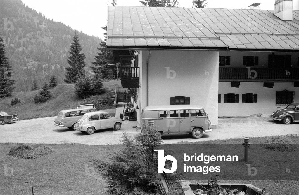 The Rechenau estate, 1966 (b/w photo)