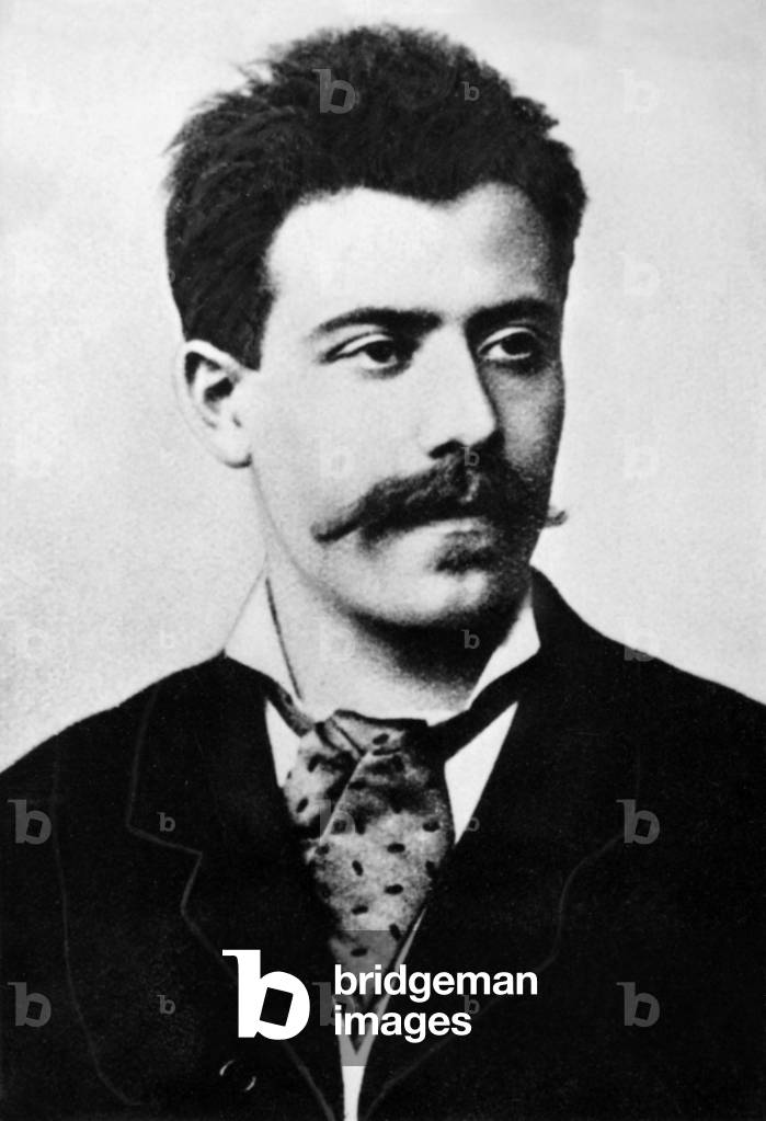 Gustav Mahler (b/w photo)