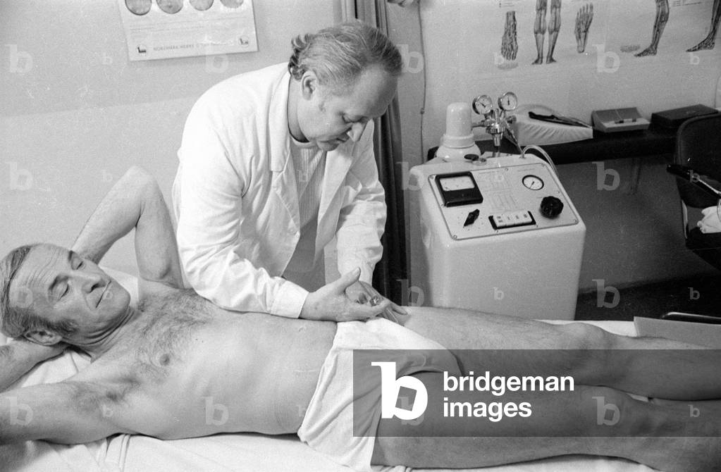 Ozone therapy, 1974 (b/w photo)