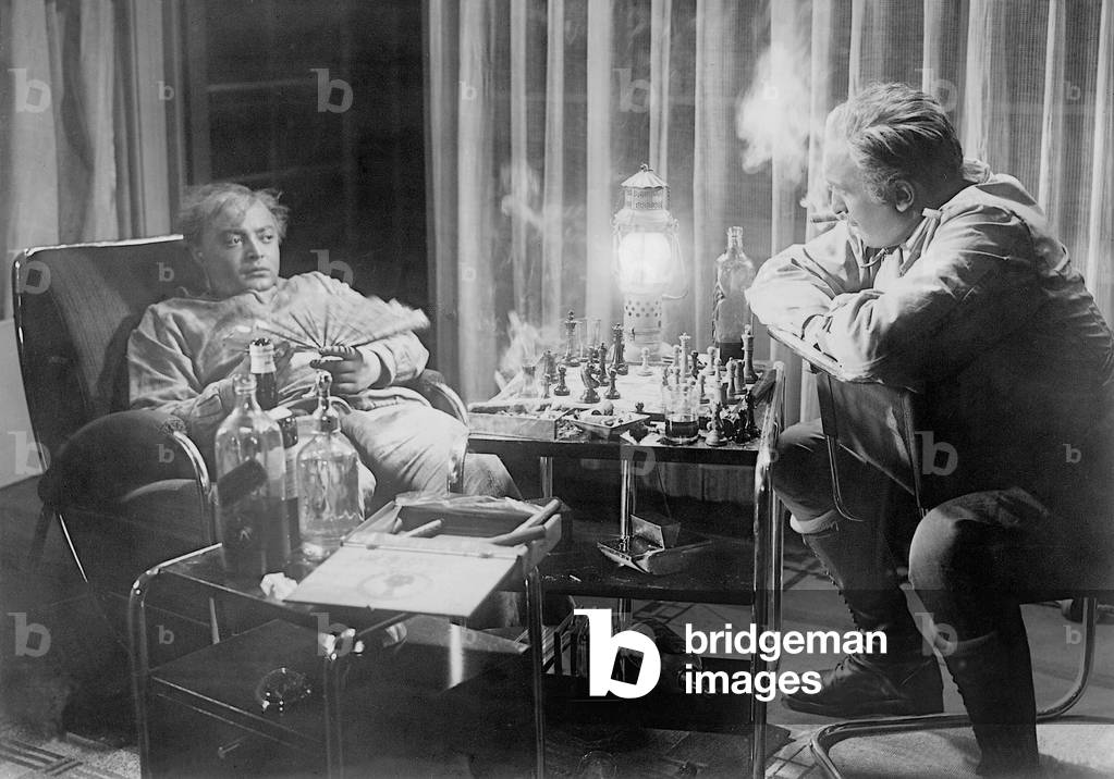 Peter Lorre and Hans Albers in 'F.P.1 Doesn't Answer', 1932 (b/w photo)