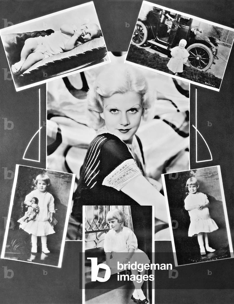 Jean Harlow, 1933 (b/w photo)