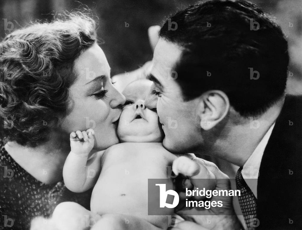 Marie Glory and Jean Murat in 'Dactylo se marie', 1934 (b/w photo)