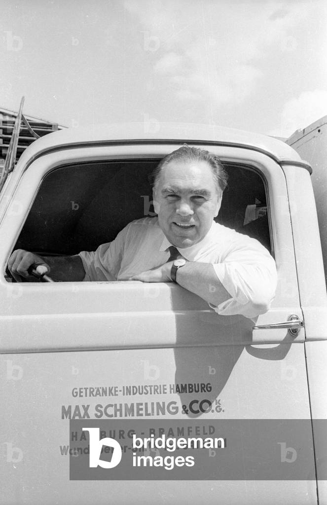 Max Schmeling, 1966 (b/w photo)
