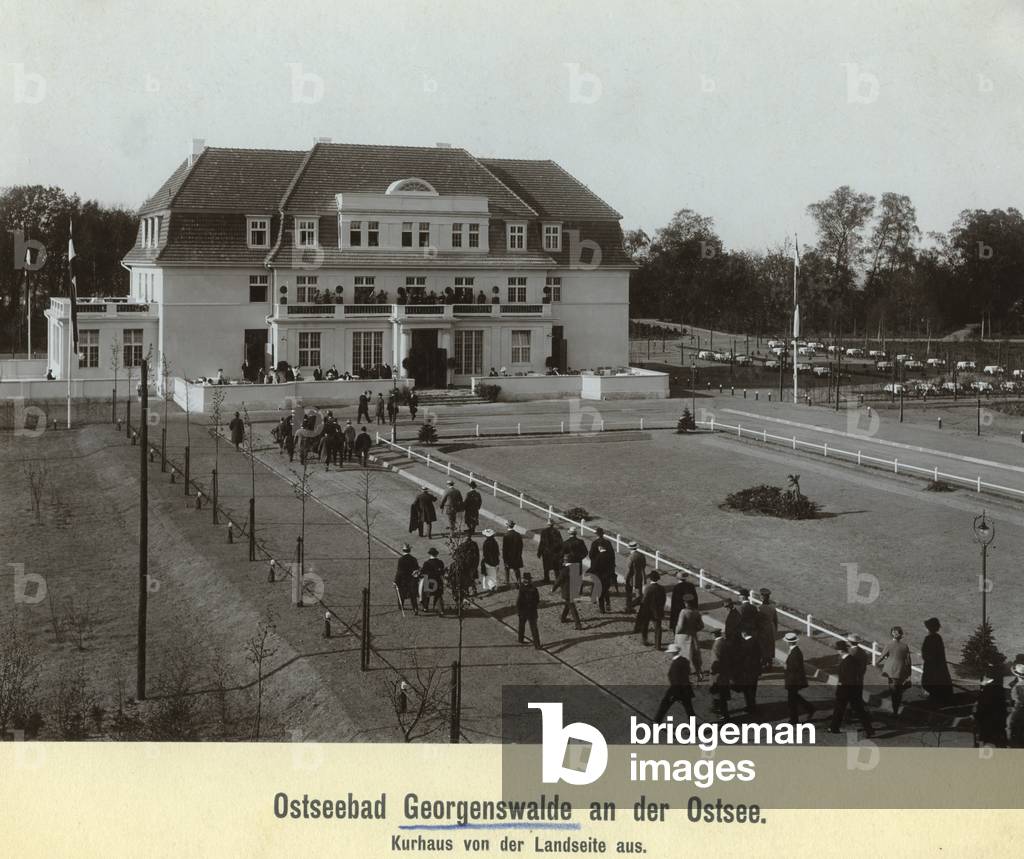 The Baltic Sea spa town Georgenswalde, 1914