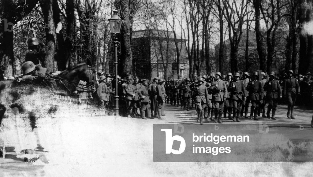 Freikorp soldiers in Braunschweig, 1919