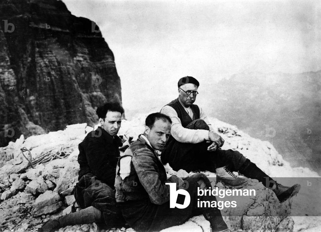 Albert I. in the Dolomites, 1934