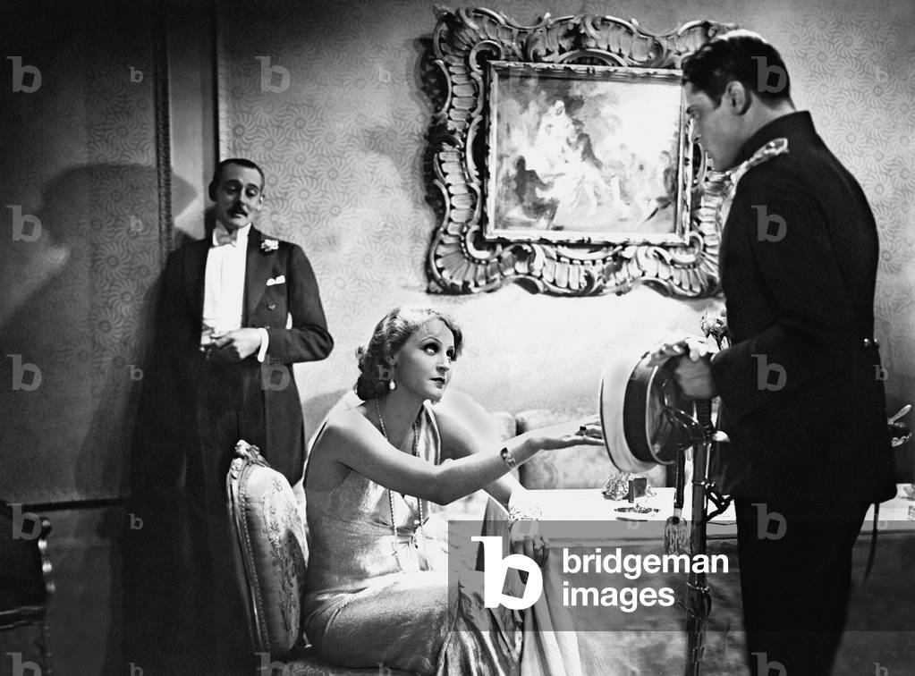 Warwick Ward, Brigitte Helm and Franz Lederer in 'Die wunderbare Luege der Nina Petrowna', 1929 (b/w photo)