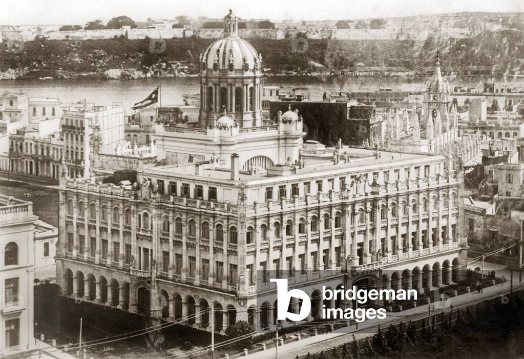 Presidential Palace in Havana, 1928 (b/w photo)