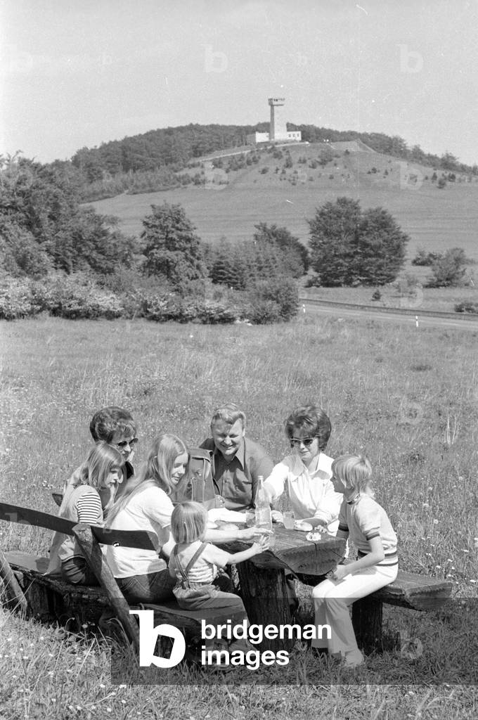 Holiday in the Roehn, 1974 (b/w photo)