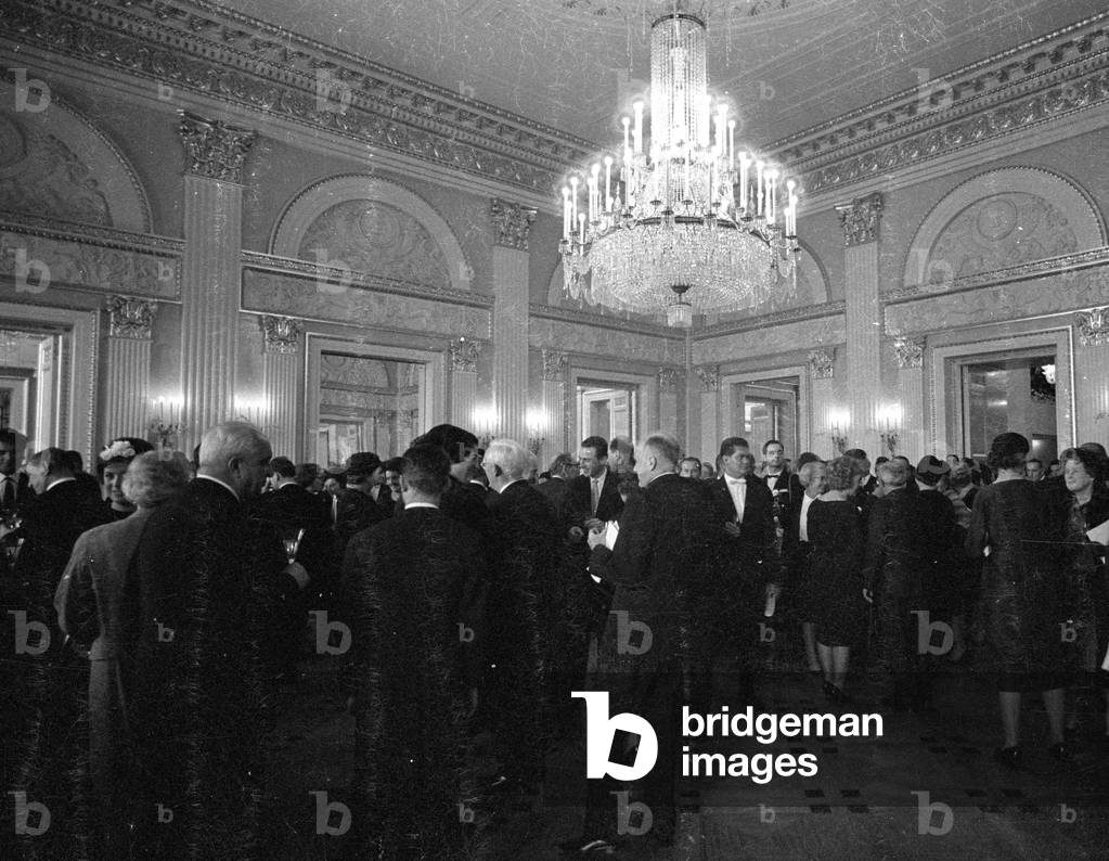 Reopening of the Munich National Theater, 1963 (b/w photo)