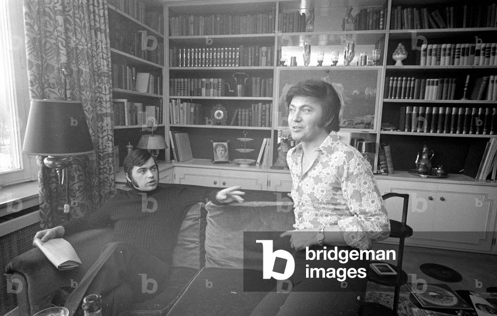 Rex Gildo, 1971 (b/w photo)