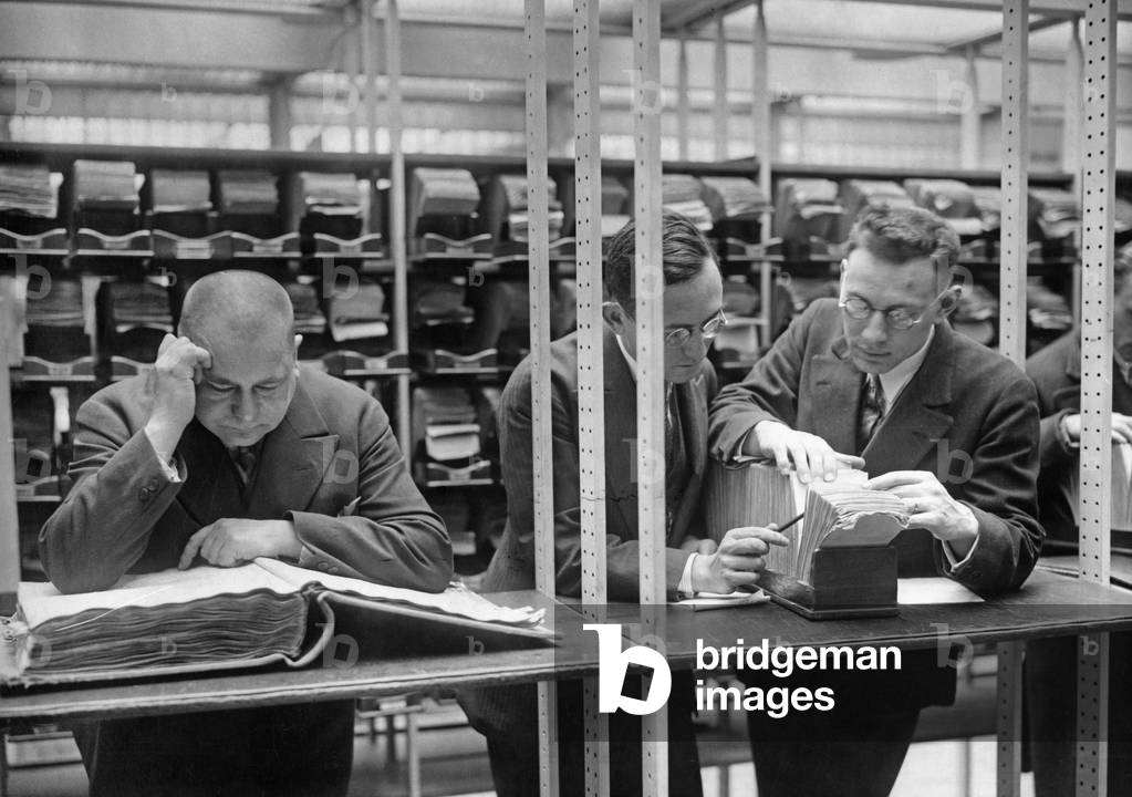 Reich Patent Office in Germany, 1934 (b/w photo)