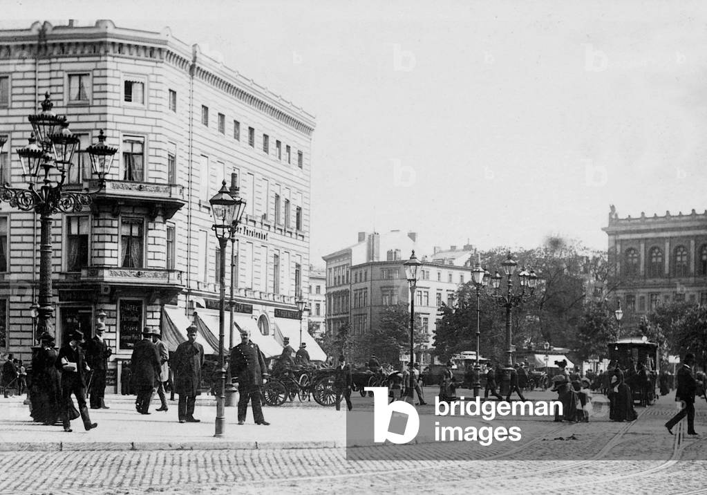 Potsdam Square, 1886 (b/w photo)