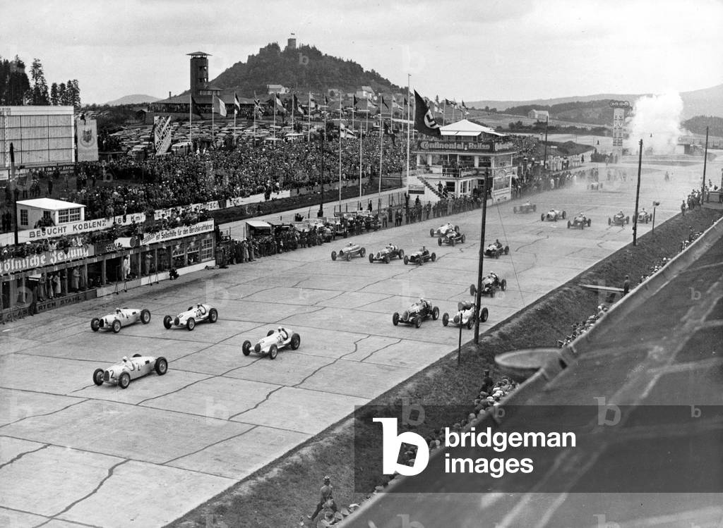 Nuerburgring, 1938 (b/w photo)