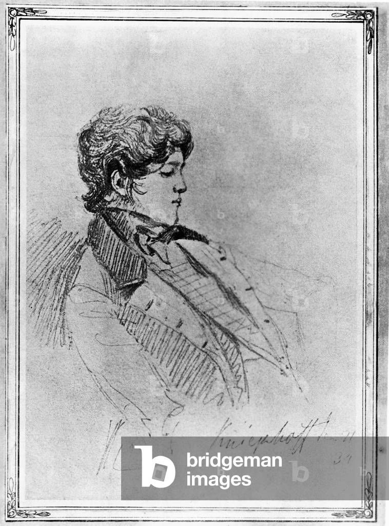 Otto von Bismarck, 1834 (b/w photo)