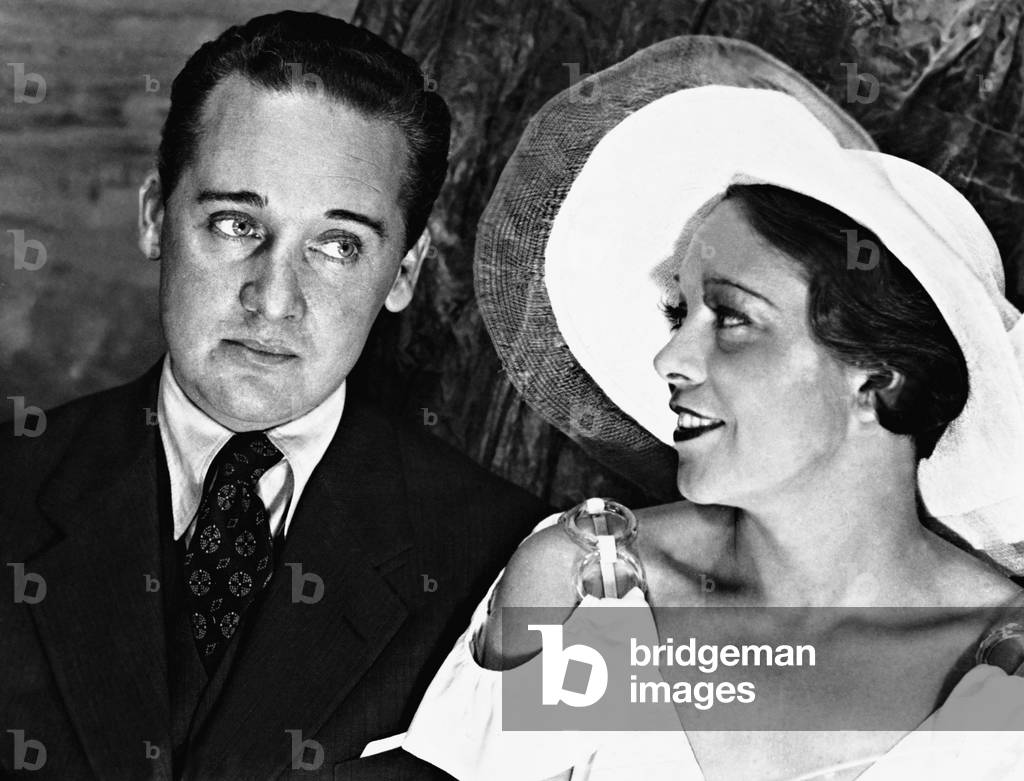 Max Hansen and Lizzi Waldmueller in 'Enchanting Fraeulein', 1933 (b/w photo)
