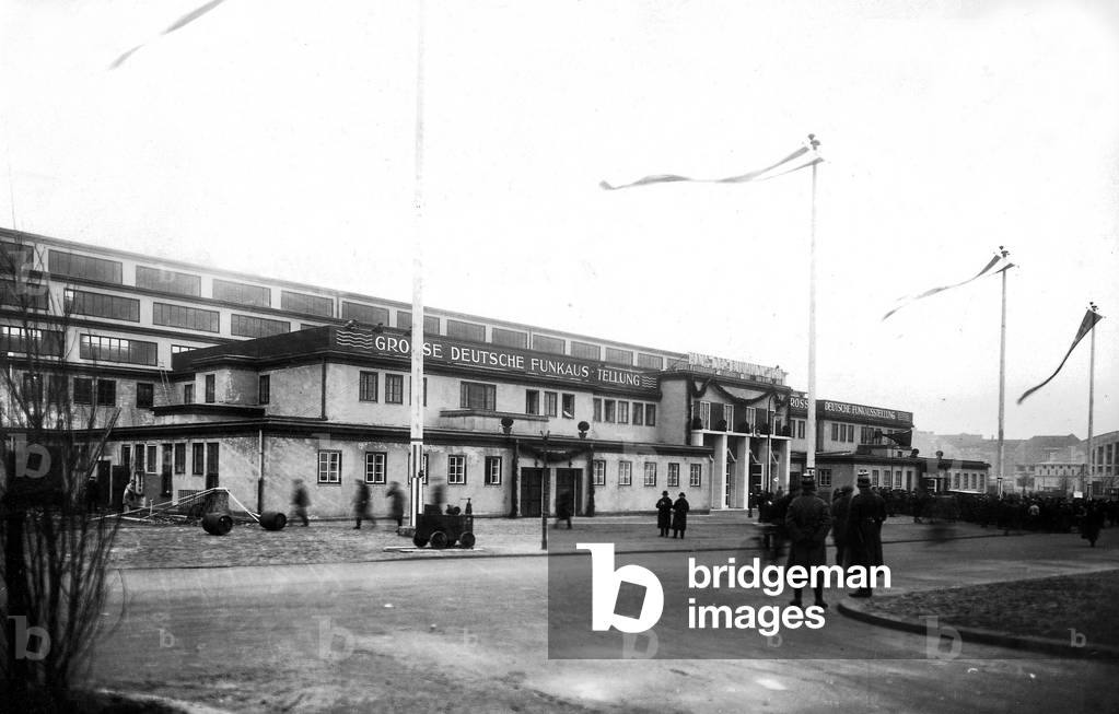 First German Radio Exhibition, 1924 (b/w photo)